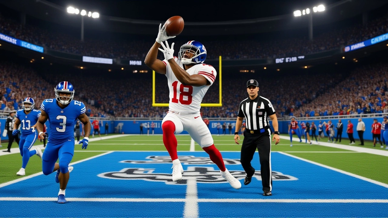 Jahmyr Gibbs’ OT Heroics Lift Lions Past Giants 34-27 in Dramatic Ford Field Finish